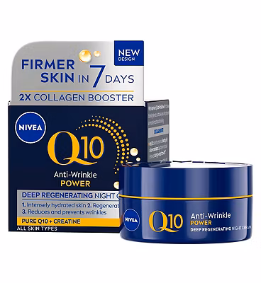 nivea q10 power anti wrinkle + firming night cream 50ml