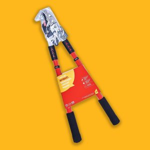 amtech u2880 telescopic ratchet anvil heavy duty lopper, tree and branch cutters, can be extended over 31.5″ red, black