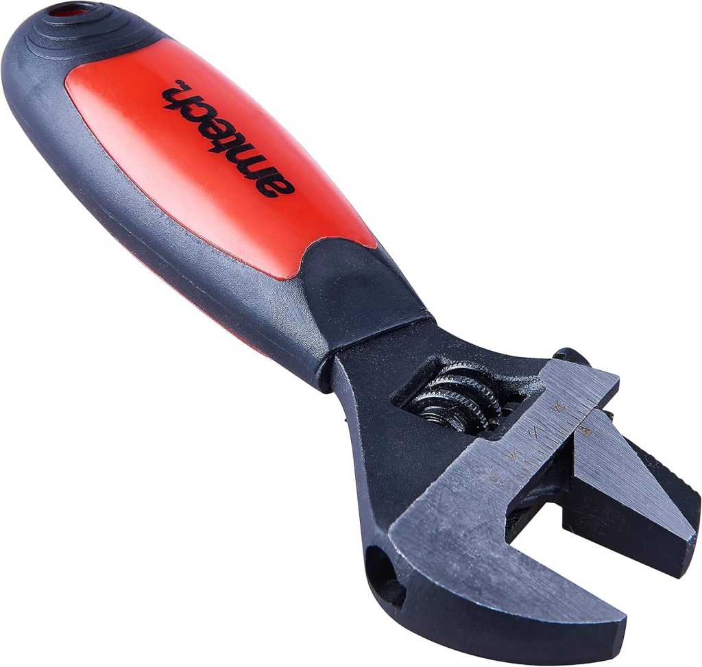 amtech c1680b 2 in 1 stubby pipe wrench/adjustable wrench