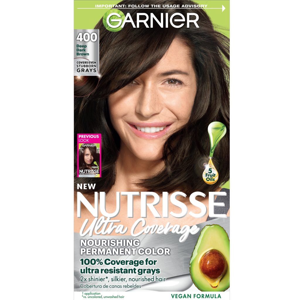 garnier nutrisse nourishing hair color creme, 400 deep dark brown sweet pecan
