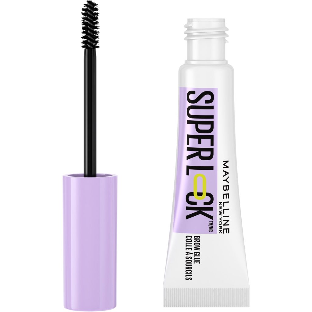 maybelline super lock brow glue clear eyebrow gel, clear, 0.23 fl oz