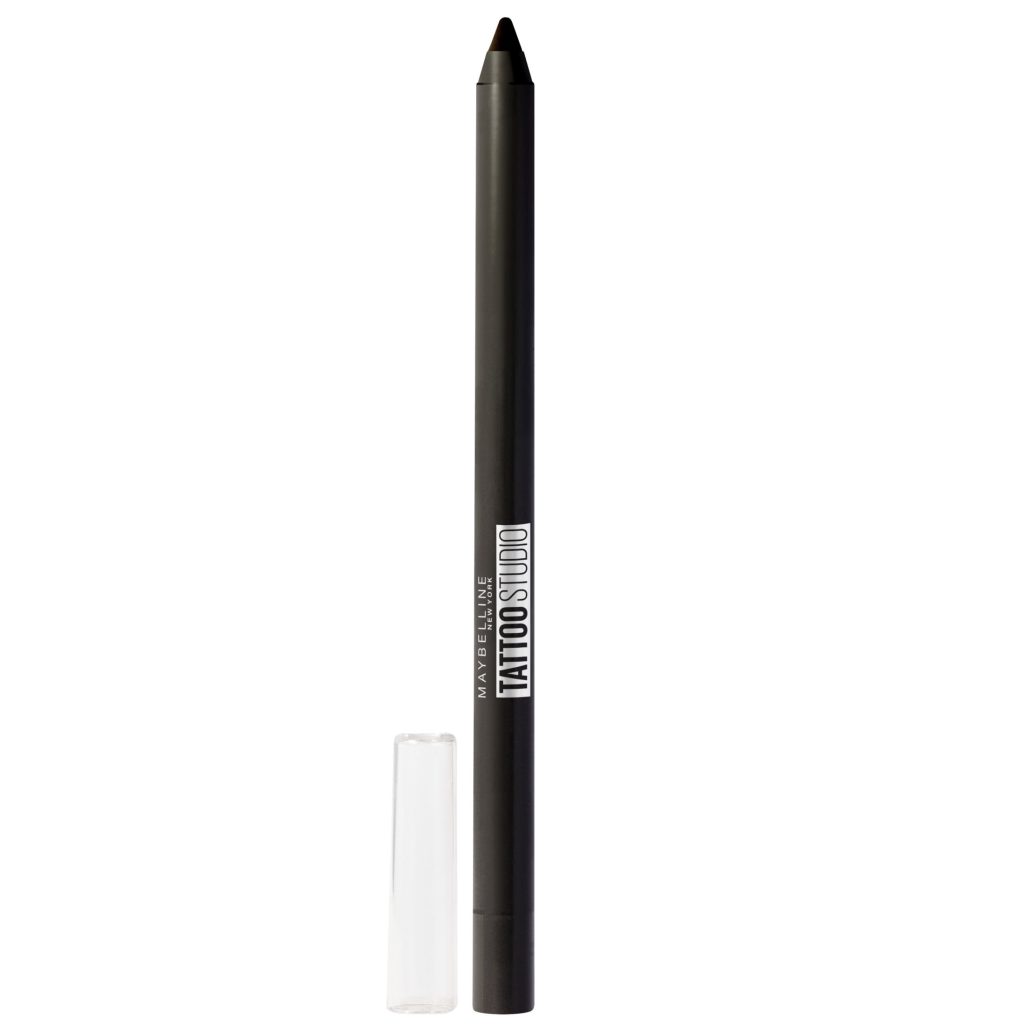 maybelline tattoo studio waterproof long wearing pencil eyeliner, deep onyx