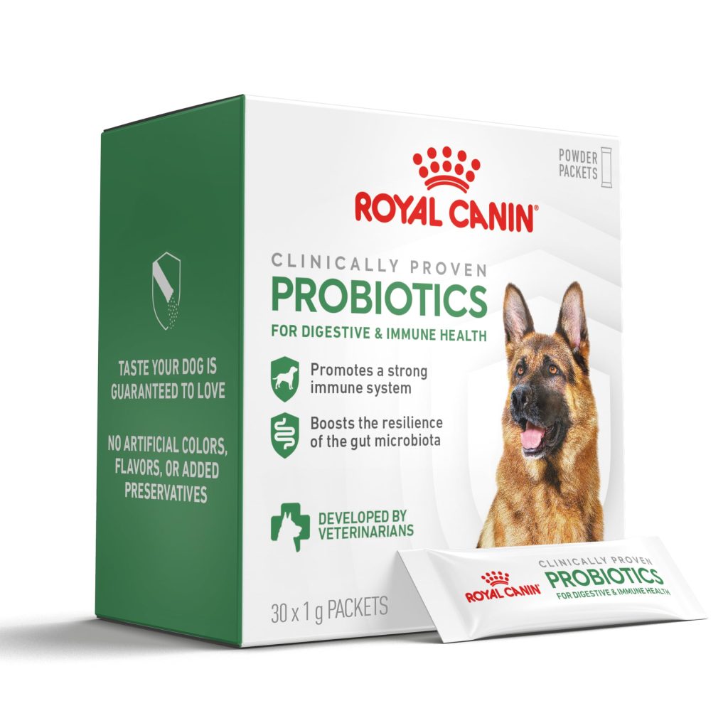 royal canin probioticsumrt for dogs digestive and immune health powder supplement for canines of all ages, 30 count
