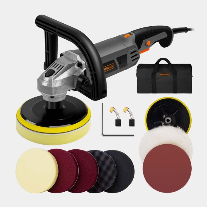 rotary polisher & sander kit 1200w